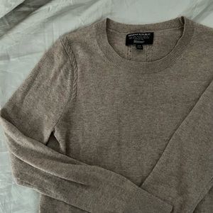 Tan wool sweater